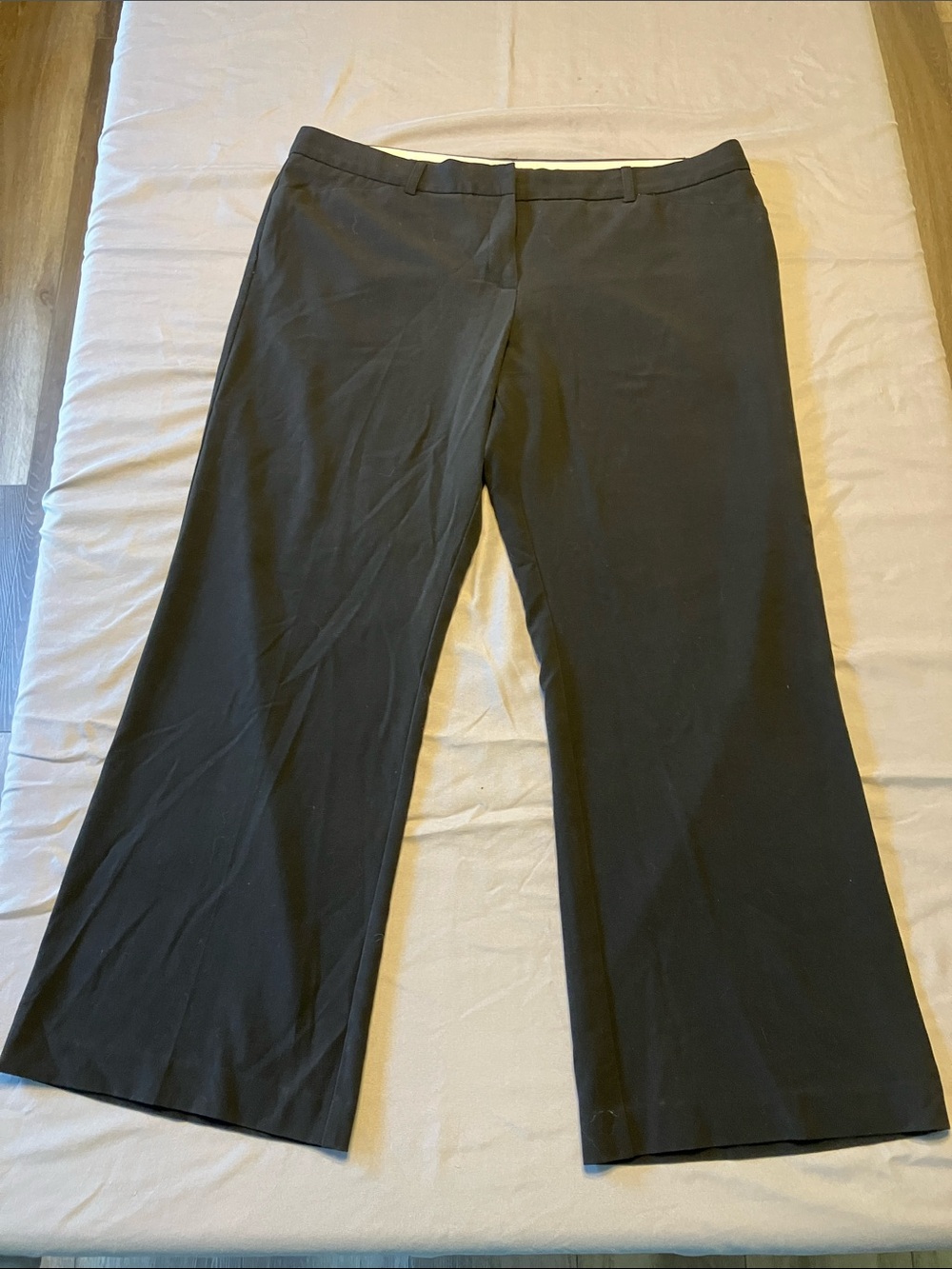 Metaphor Black Wide-Leg Trousers